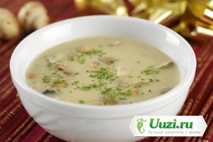 Грибной крем-суп со сливками рецепт