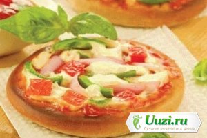 Мини-пицца с вегетарианской колбасой