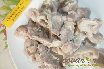 Куриные желудки по-корейски Шаг 4 (картинка)