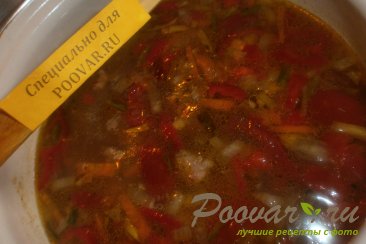 Суп с фрикадельками и вялеными помидорами Шаг 7 (картинка)