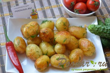 Молодая картошка с укропом Шаг 4 (картинка)