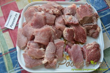 Тушенка из свинины, говядины и курицы Шаг 3 (картинка)