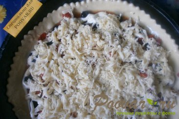 Пицца с маслинами и вялеными помидорами Шаг 15 (картинка)