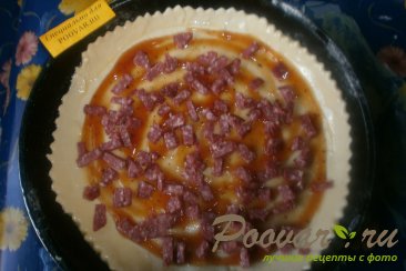 Пицца с маслинами и вялеными помидорами Шаг 8 (картинка)