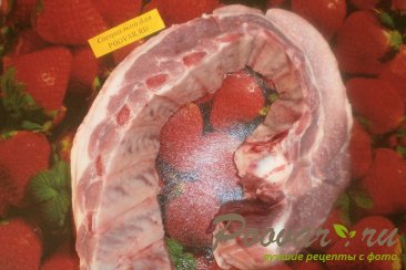 Свиные рёбрышки в чесночно-томатном соусе Шаг 1 (картинка)