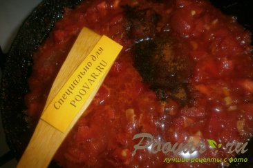 Паста с томатно - чесночным соусом и сыром Шаг 2 (картинка)