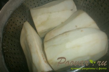 Салат из баклажанов с маринованным огурцом и картофелем Шаг 3 (картинка)