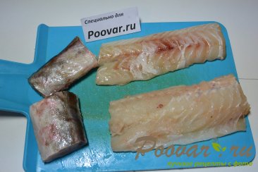 Креветочная рыба Конгрио жаренная с грибами Шаг 2 (картинка)