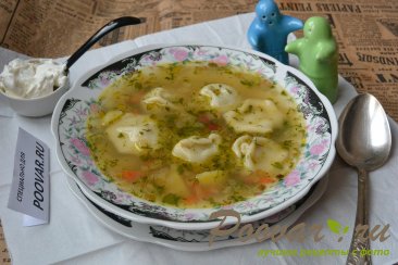 Суп с пельменями и картошкой Шаг 8 (картинка)