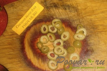 Винегрет овощной с грибами и оливками Шаг 7 (картинка)