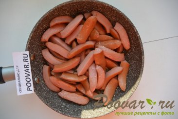 Жареные пирожки с сосиской и картошкой Шаг 6 (картинка)