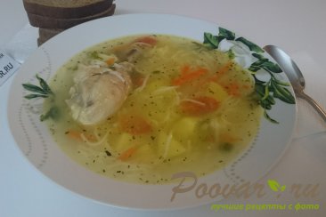 Куриный суп с вермишелью Шаг 7 (картинка)
