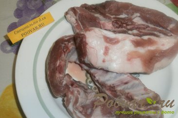 Свиные рёбрышки в духовке с болгарским перцем Шаг 1 (картинка)