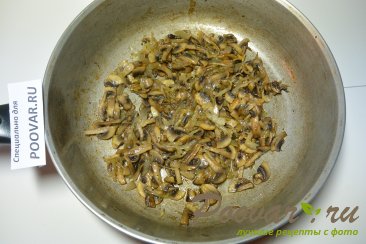 Постные пирожки с грибами и капустой в духовке Шаг 7 (картинка)