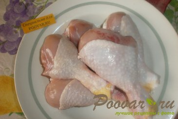 Куриные голени на сковороде Шаг 1 (картинка)