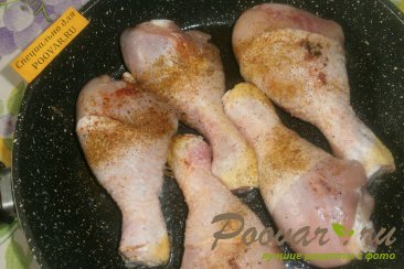 Куриные голени на сковороде Шаг 3 (картинка)