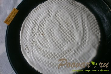 Пирог из вафельных коржей с капустой Шаг 9 (картинка)