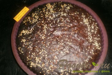 Постный шоколадно-банановый пирог Шаг 8 (картинка)