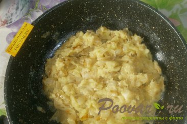 Постные жареные пирожки с луком и картофелем Шаг 8 (картинка)