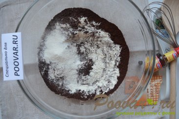 Треснутое шоколадное печенье - Crackied chocolate cookies Шаг 1 (картинка)