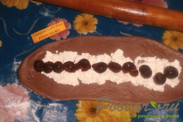 Шоколадный пирог с творожной начинкой Шаг 5 (картинка)