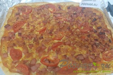 Дрожжевое тесто на кефире для пиццы Шаг 10 (картинка)