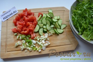 Овощной салат с тунцом Шаг 4 (картинка)