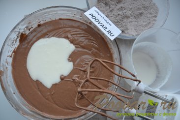 Шоколадный торт с мягким сливочным кремом Шаг 7 (картинка)