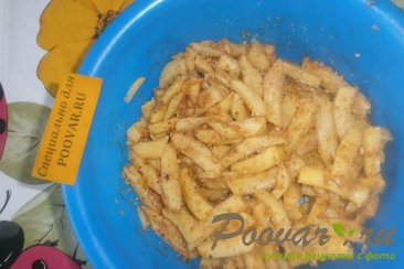 Картофель фри с панировочными сухарями в духовке Шаг 5 (картинка)