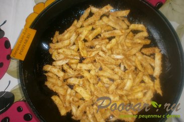 Картофель фри с панировочными сухарями в духовке Шаг 6 (картинка)