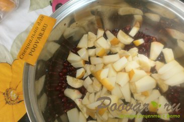 Варенье из красной смородины с фруктами Шаг 8 (картинка)