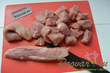 Свинина в томатно-сметанном соусе Шаг 1 (картинка)