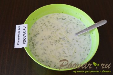 Таратор болгарский кисломолочный суп Шаг 4 (картинка)