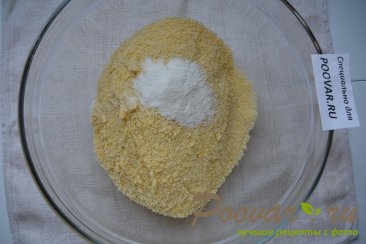 Пирог с миндальной и кукурузной муки с курагой Шаг 4 (картинка)