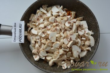 Куриные грудки фаршированные грибами в сливках Шаг 4 (картинка)