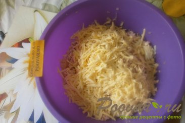 Картофельные драники с ветчиной и сыром Шаг 6 (картинка)
