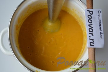 Тыквенный суп-пюре с креветками Шаг 10 (картинка)