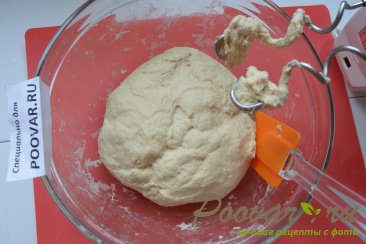 Пирожки с творогом и сыром из дрожжевого теста Шаг 2 (картинка)