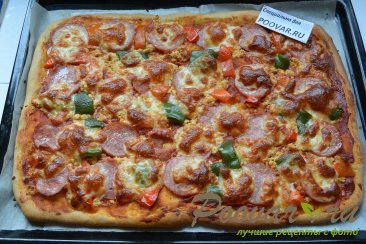 Простая пицца по-домашнему Шаг 13 (картинка)
