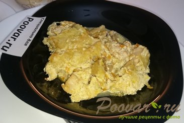 Жульен с курицей и грибами на сковороде Шаг 10 (картинка)