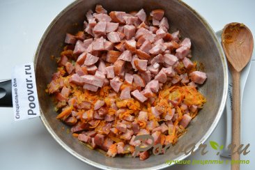 Простая солянка с колбасой и картошкой Шаг 5 (картинка)