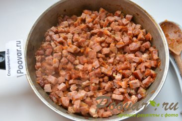Простая солянка с колбасой и картошкой Шаг 7 (картинка)