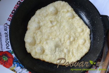 Лепешки с сыром на кефире на сковороде Шаг 8 (картинка)
