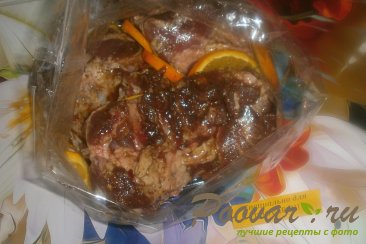 Свиные рёбрышки с апельсином в духовке в рукаве Шаг 8 (картинка)