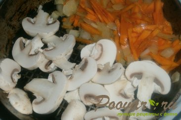 Постный суп с грибами и зелёным горошком Шаг 9 (картинка)