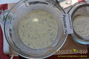 Лепешки с сыром и зеленью на сковороде Шаг 8 (картинка)