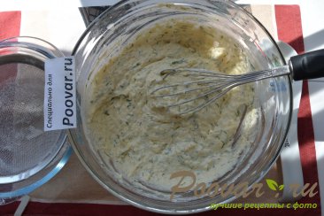 Лепешки с сыром и зеленью на сковороде Шаг 10 (картинка)