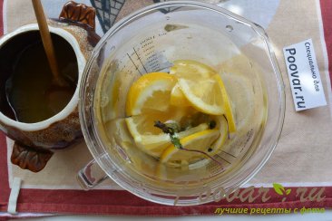 Лимонад с имбирём, мятой и мёдом Шаг 8 (картинка)