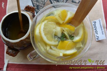 Лимонад с имбирём, мятой и мёдом Шаг 9 (картинка)