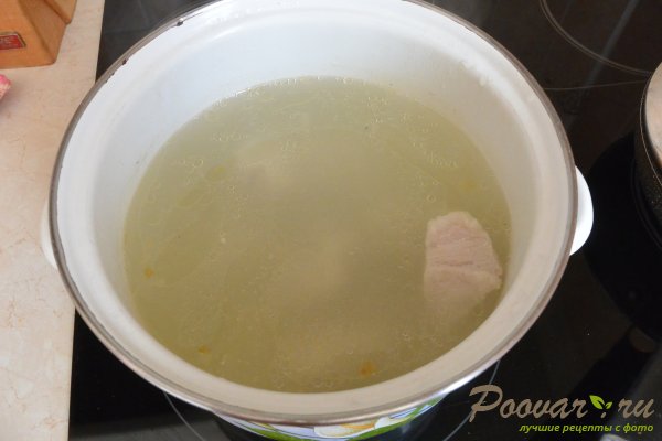 Суп из свинины с фасолью Шаг 2 (картинка)
